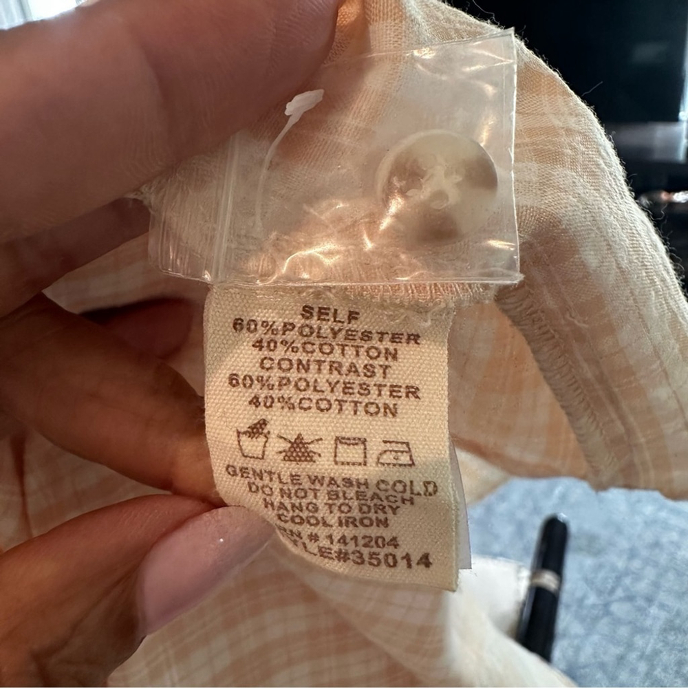 Hem & Thread Plaid Patchwork, Neutral Colour Bloc… - image 8